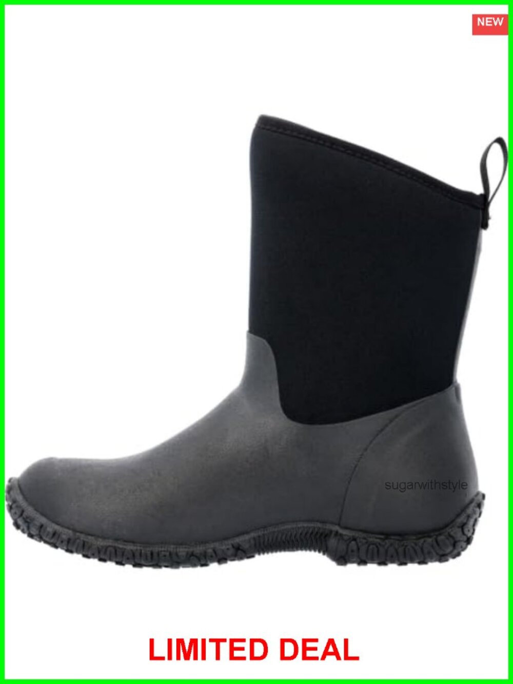 MUCK Women's Originals Ankle Boot Waterproof Rubber Cupsole